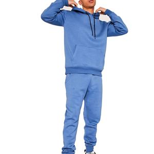 Ensemble Jogging Homme Grande Taille Personnalisable avec Logo – Sweat à Capuche et Pantalon de Survêtement Deux Pièces – Tenue de Sport Décontractée Été Hiver - Product Image 4
