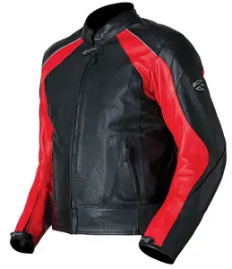 Veste de course en cuir de vachette véritable Veste de course pour homme en cuir véritable de qualité supérieure moto gp - Product Image 1