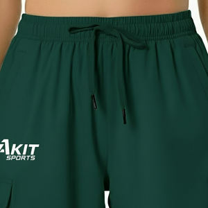 Shorts pour femmes à taille haute, séchage rapide, couleur personnalisée, avec logo personnalisé, vêtements de rue de haute qualité, best-seller - Product Image 4