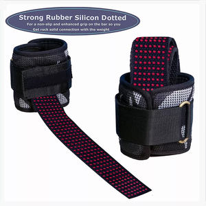 Correas de muñeca con logotipo personalizado, levantamiento de pesas, gimnasio, levantamiento de pesas, accesorios de fitness, venta al por mayor - Product Image 4