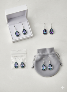 Mystic Topaz Gemstone Jewelry For Women Silver Boho Style <b>Earrings</b> Jewelry 925 Sterling Silver Trending Handmade <b>Earrings</b> Gift - Product Image 5