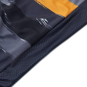 Conjunto de pantalones cortos con pechera para ciclismo para hombre 2024, mallas de secado rápido de manga corta con diseño de logotipo personalizado de talla grande - Product Image 4