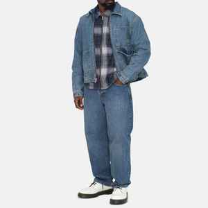 Conjuntos personalizados de chaqueta vaquera, ropa personalizada, ropa de calle, pantalones de mezclilla de alta calidad, conjuntos de trabajo de mezclilla para hombres - Product Image 3