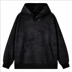Sudadera Ecológica Personalizada con Bordado, Impresión Gratuita de Logotipos e Imágenes, Diseño Vintage Lavado, Mangas Largas, Estampado de Cera, Algodón Cultural - Product Image 6