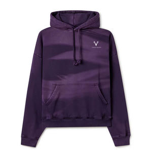 เสื้อมีฮู้ดแบบสวมหัวสำหรับผู้ชายเสื้อฮู้ดแบบสวมหัวผ้าคอตตอนผ้าย่นซีดจางมีสไตล์ใหม่ - Product Image 1