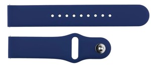 Bracelet de montre sport unisexe JD1606 bleu, durable, respirant, léger, réglable, étanche, en silicone, 20-22 mm, en acier inoxydable - Product Image 2