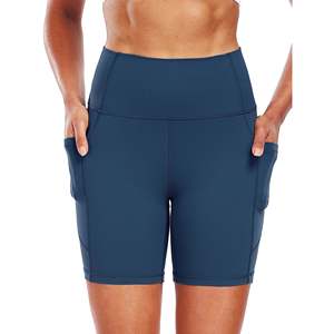 Pantalones cortos de yoga deportivos personalizados para mujer, sin costuras, suaves, de cintura alta, con glúteos de melocotón, ropa atlética, Push Up, pantalones cortos de entrenamiento para gimnasio - Product Image 3