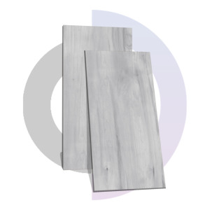 Vente chaude de carreaux de porcelaine de haute qualité 600x1200 aspect bois d'érable blanc pour plancher de mur intérieur centre commercial moderne brique réfractaire - Product Image 1