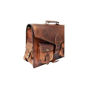 Chất Lượng Cao Cấp Đa Túi SS Phần Cứng Phù Hợp Cổ Điển Handmade Brown Màu Da Messenger Túi Máy Tính Xách Tay Cho Nam Giới Hot Bán - Product Image 2