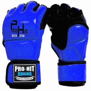 Gants de combat de boxe en cuir de haute qualité avec logo personnalisé de qualité supérieure avec poignées Gants de boxe pour unisexe - Product Image 1