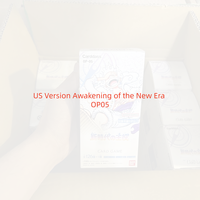Cartes à collectionner d'anime Hobby OP05 Awakening of the New Era Booster Box, Assortiment complet de cartes TCG à collectionner