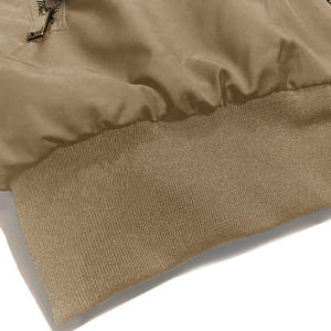 Veste d'hiver en toile respirante décontractée pour hommes personnalisable Letterman Varsity Style Chenille Broderie Laine Corps Cuir Devant - Product Image 3