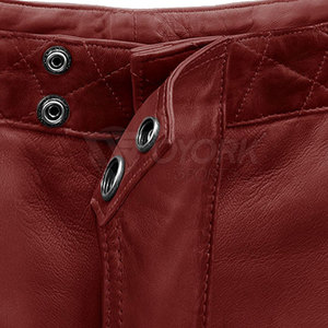 Pantalon en cuir ajusté à prix raisonnable, vêtement décontracté, cuir véritable, meilleure qualité, pantalon en cuir pour homme - Product Image 6
