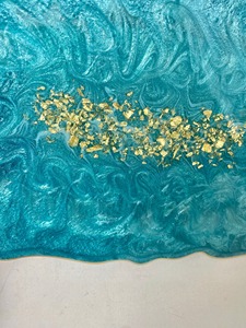 Bandeja de resina artística, pieza de decoración hecha a mano de bajo costo para sala de estar y estante de baño, bandeja de resina de lujo en la mejor calidad - Product Image 4