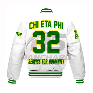 Chaqueta Universitaria para Hombre, Estilo Casual y Elegante para Otoño e Invierno, Chaqueta Universitaria para Hombre, Chaqueta Universitaria CHI ETA PHI - Product Image 3