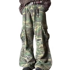 Nouveau design Pantalon cargo 100% coton léger à taille moyenne pour hommes-Meilleur prix pour adultes - Product Image 1