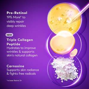 Crema de Noche con Retinol Olay para Mujer, MAX, Humectante Facial Antienvejecimiento, Sin Perfume, No Grasoso - Antiarrugas, Suaviza las Líneas Finas - Product Image 3