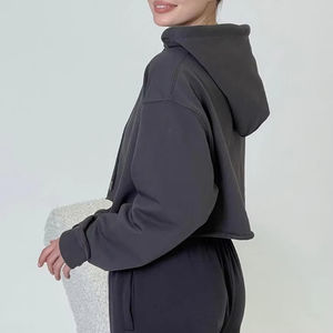 Sweat à capuche Y2k personnalisé avec logo, qualité supérieure, en molleton français, sweat à capuche oversize pour femmes, sweat à capuche oversize pour femmes - Product Image 2