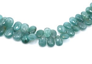 ลูกปัดพลอยแกรนดิเดียไรต์ธรรมชาติทรงลูกแพร์เรียบเนียนคุณภาพสูงขนาด 8 นิ้วสำหรับทำเครื่องประดับ - Product Image 2