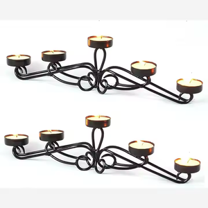 เชิงเทียนโลหะสำหรับตกแต่งบ้านดีไซน์มาตรฐานเชิงเทียนที่มีคุณภาพสูง - Product Image 5