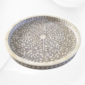Bone Inlay Handicrafts Serving <b>Tray</b> High Quality Multi-Functional Modern Design Rectangular Customized Best Price for Weddings - Product Image 5