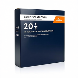 Panneau solaire monocristallin demi-cellule Xunzel SOLARPOWER 190W 12V, certifié TUV, avec cadre en aluminium, pour utilisation en extérieur - Product Image 2