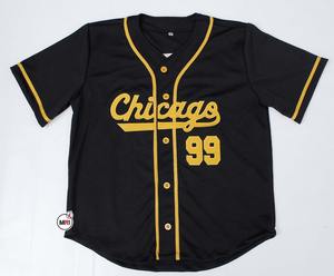 Fabricante al por mayor bordado juvenil cosido cuello en V Ángeles frente trasero bordado hombres liso béisbol Jersey uniforme camisas - Product Image 1