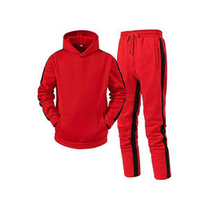 Trajes Deportivos de Invierno para Hombre al por Mayor, con Capucha, Color Sólido, Logotipo Personalizado, 100% Algodón, Felpa, Transpirable, para Adultos - Product Image 5