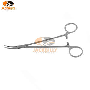 HALSTED Instrumentos médicos quirúrgicos Premium Fórceps de arteria curva 1x2 dientes 21,0 cm Hemostasia de sujeción vascular de acero inoxidable - Product Image 6