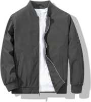 Veste bomber légère pour homme, toutes tailles, style élégant, coupe ajustée, tendance, vêtements d'extérieur décontractés, multicolores.