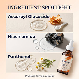 Sérum COMET C Radiance 30 mL Anti-rides avec Ascorbyl Glucoside, Niacinamide et Panthénol pour usage domestique Corée du Sud 300 pièces - Product Image 3