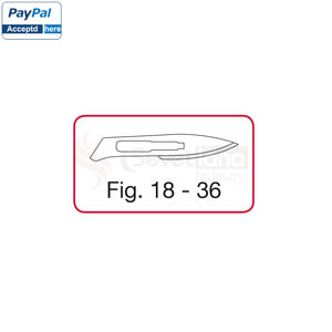 <b>Lightweight</b> & Durable Scalpel Surgical Instruments Plastic Handle with Stainless Steel #4 Rust-Free Basis Medical Instruments - Product Image 4