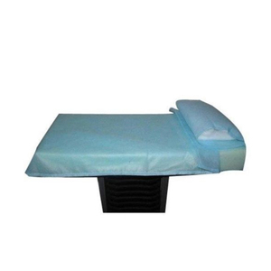 <b>Disposable</b> Skin-Friendly Non Woven Fabric <b>Bed</b> <b>Sheets</b> for Hospital Spa Use Tear Resistant <b>Waterproof</b> Lightweight Massage Table - Product Image 4