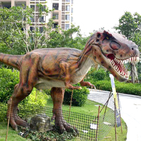 Modèle de dinosaure électrique réaliste Animatronic de centre commercial pour le parc extérieur de Dino