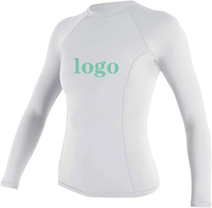 Wholesale OEM Custom Logo Women Rash Guards Sublimated UPF50 Sun Protection Compression Shirts Long Sleeve <b>Surf</b> Shirt Rash Vest - Product Image 4