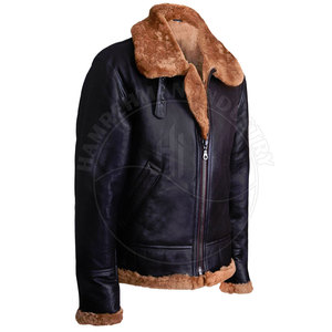 Hot Selling <b>Men's</b> High Street Style Eco-Friendly Breathable Winter <b>Shearling</b> <b>Jacket</b> - Product Image 3