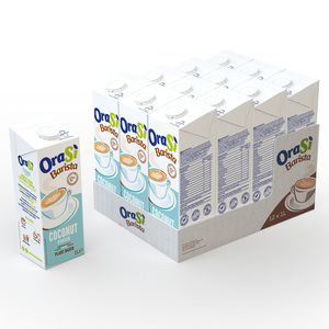 OraSi Barista Bevanda Concentrata Vegetale al Cocco per Distributori 1 Litro 12 Unità Durata 420 Giorni per Confezionamento - Product Image 2