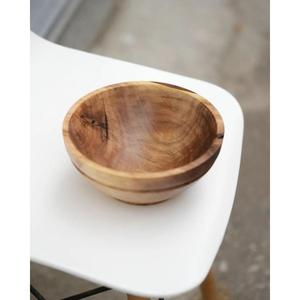 Bol de service alimentaire de style contemporain, bols décoratifs pour salade, bols à fruits en bois naturel de qualité alimentaire, accessoires de table - Product Image 3