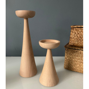 Hot Selling Natural Mango <b>Wood</b> <b>Candle</b> Holder Set of 4 Best Quality <b>Candle</b> Pillar Stand for Home Tabletop & Garden Decoration - Product Image 3