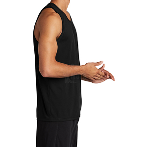 Camiseta sin mangas de bambú personalizada para hombre, camisetas sin mangas personalizadas, camisetas orgánicas para hombre, camisetas sueltas de Yoga 2025 - Product Image 4