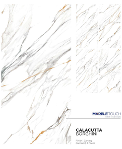 Carreaux de porcelaine polis beige ivoire sculptés de conception moderne 800x1600mm, épaisseur 9mm, imperméables et ignifuges pour cave à vin 600x600mm - Product Image 6