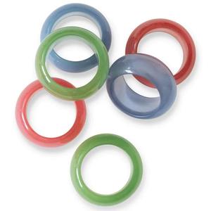 <b>Resin</b> Link Chai Napkin <b>Ring</b> Designer Custom Color Tissue Paper Holder Chain <b>Rings</b> for Party Table Decoration - Product Image 6