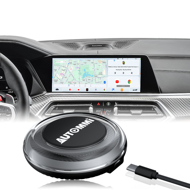 Wireless Apple CarPlay Android Auto TV AI Box 8+128GB Android 13 System Multimedia Interface for BMW NBT EVO Retrofit