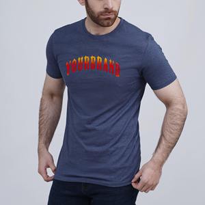 100% algodón de gran tamaño Camiseta holgada para hombre hecha a medida de alta calidad impresa peso pesado ropa de calle estilo Casual patrón sólido - Product Image 4