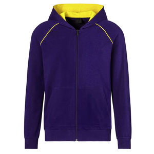 Sudadera con capucha lisa con cremallera para hombre, de palangre Sudadera con capucha, sudadera informal con capucha de lana suave, ropa superior, Chaqueta de manga larga a la moda, Sudadera con capucha - Product Image 3