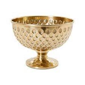 Tazón de servicio de latón puro bellamente diseñado para una lujosa decoración de cocina y servir dulces, bocadillos y frutas secas con elegancia - Product Image 6