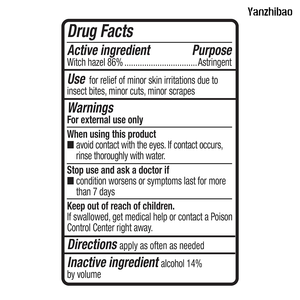 Hamamelis <span class=keywords><strong>Astringente</strong></span> Sin Perfume OEM, Limpia, Tonifica, Calma y Repara, Apto para <span class=keywords><strong>Piel</strong></span> Irritada, Enrojecida y Dañada. - Product Image 4