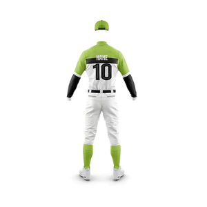 Uniforme de baseball Performance tissu extensible confortable maillot léger à boutons complets avec pantalon pour jeux d'entraînement à vendre - Product Image 4