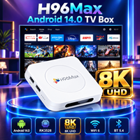 Boîtier TV 8K H96 MAX M1 PLUS, décodeur RK3528 Quad Core 4 Go de RAM 32 Go de ROM Android 14, boîtier 8K rapide, livraison gratuite en Europe