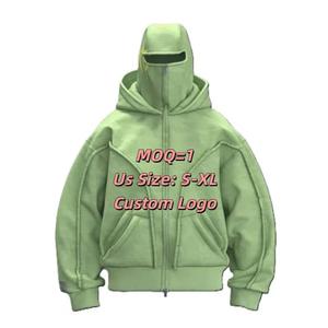 Sudadera con Capucha y Cremallera Estilo Ninja, Moda en Tendencia, Estilo Urbano, para Invierno, Precio al por Mayor - Product Image 4